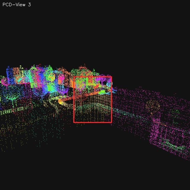 Mid Rise Building Back segmented point cloud