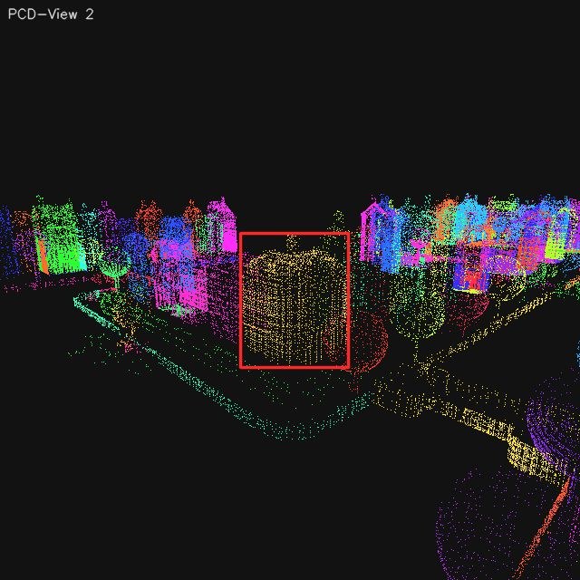 Mid Rise Building Front segmented point cloud