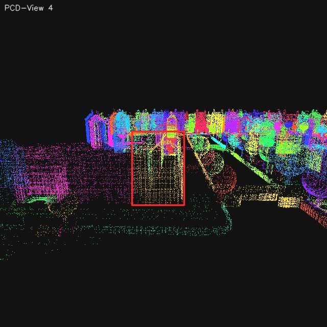 Mid Rise Building Front Right segmented point cloud