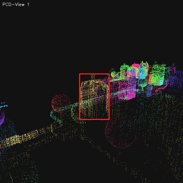 Mid Rise Building Left segmented point cloud