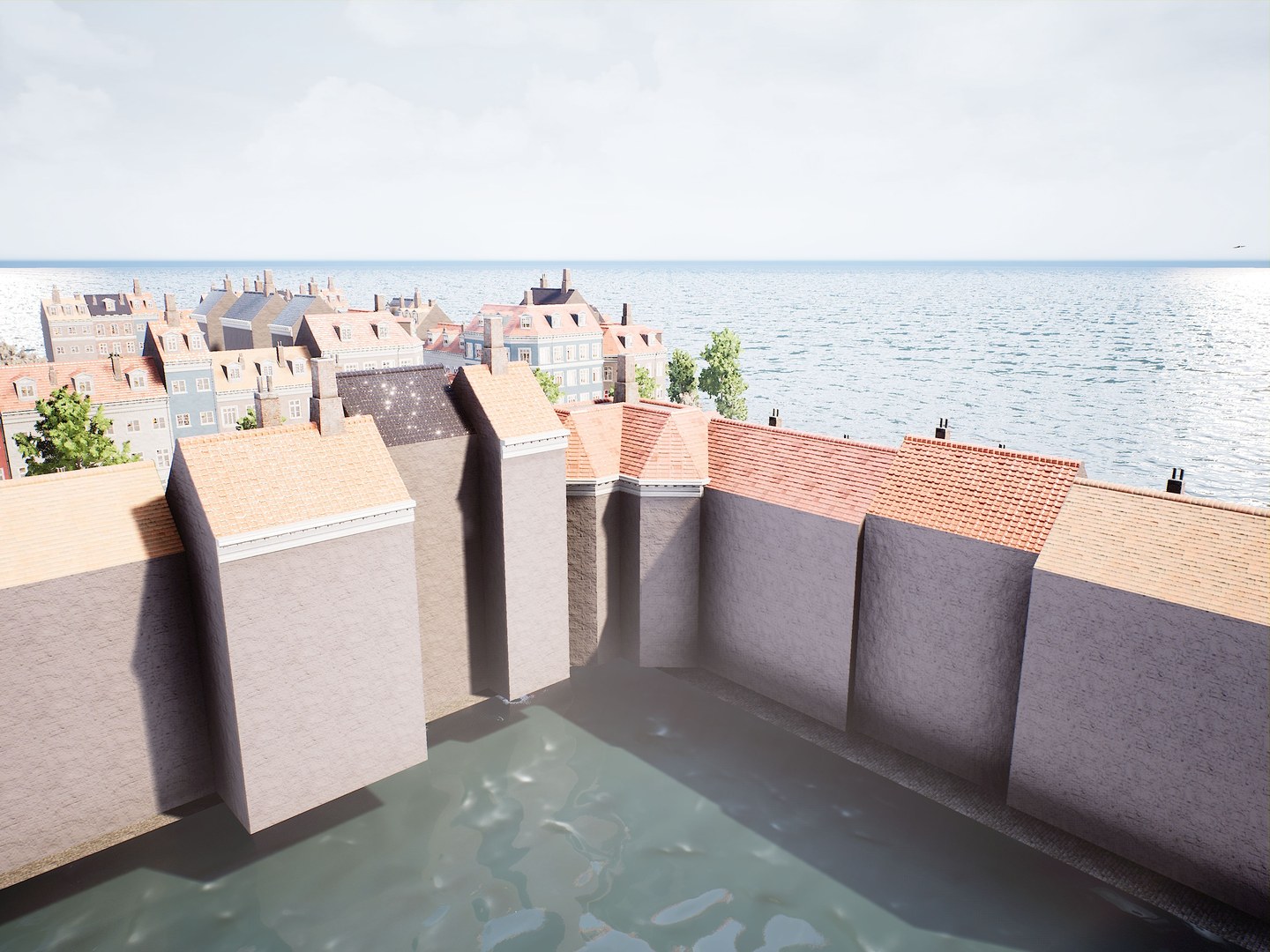 Mid Rise Building Back RGB