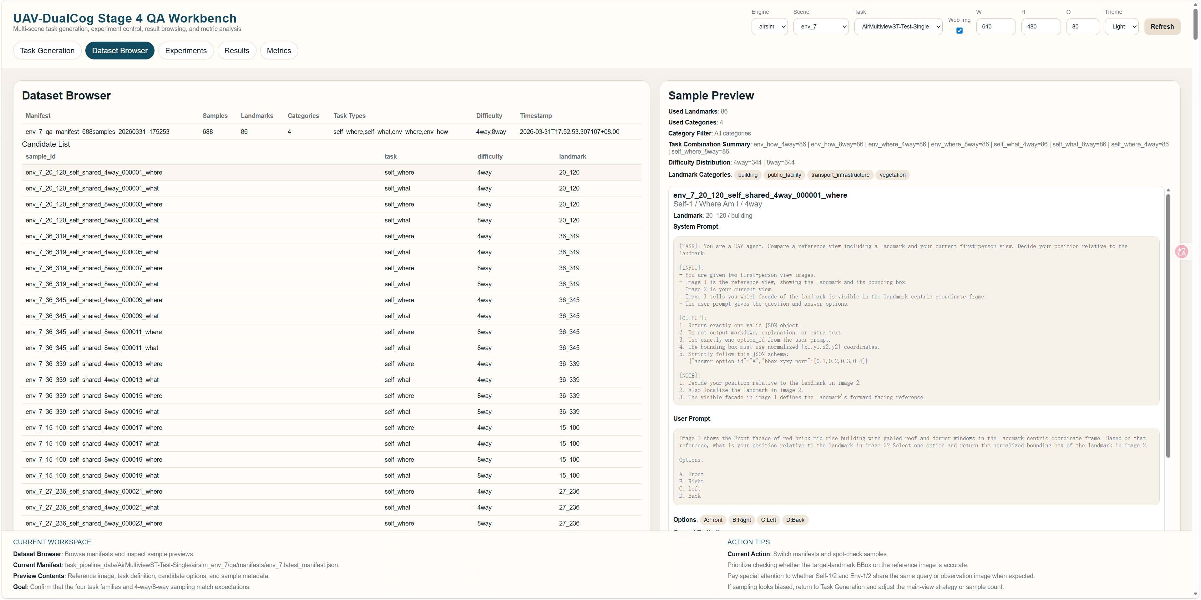 Stage 4 dataset browser